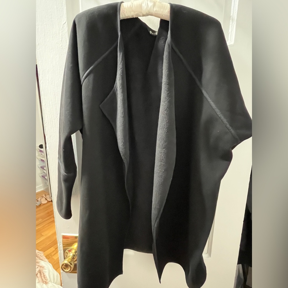 Athleta Open Cardigan Cozy Karma Fleece Lined, size M